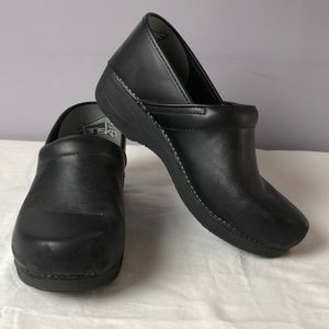 DANSKO XP 2.0 Women’s Clogs Comfort Shoes Sz 10/42 Black Leather